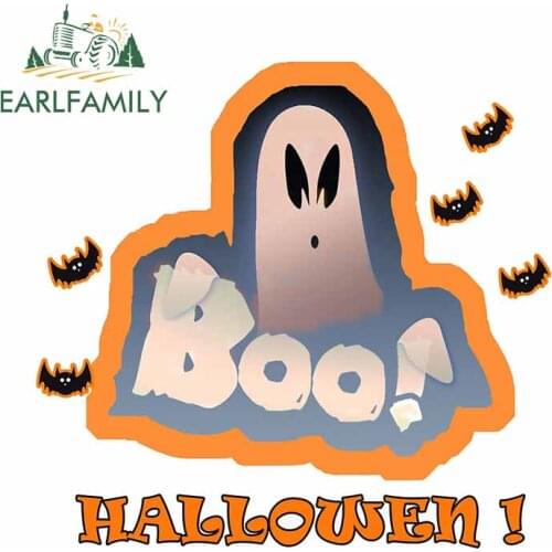EARLFAMILY 13cm x 12.4cm For Hallowen Laptop Car Stickers Auto Car Assessoires Decal Vinyl Material Suitable for GTR EVO SX