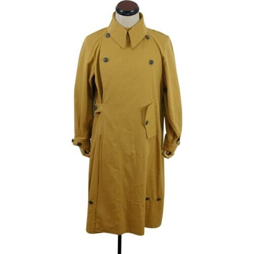 GUTA-010 WWII German DAK/Tropical Afrikakorps Motorcyclist sand overcoat