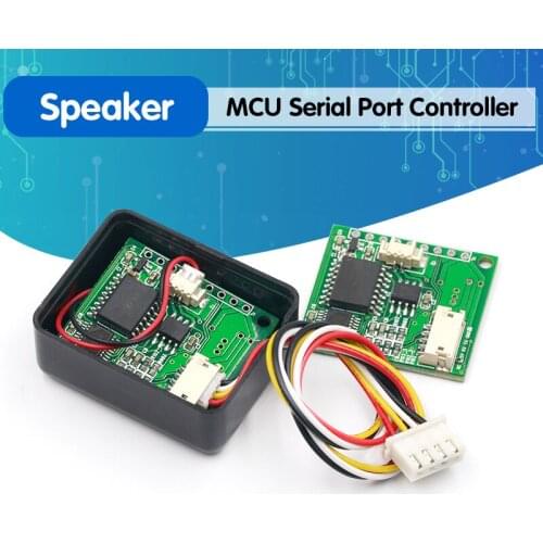 TTS Chinese text-to-speech synthesis finished with speaker MCU serial port control playback robot broadcast