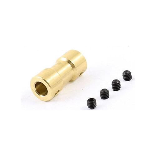 3mm x 5mm RC Airplane Brass Motor Shaft Coupling Connector Coupler Adapter