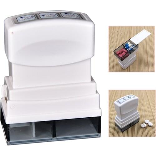 Lovely Cartoon Pill Pulverizer Tablet Grinder Medicine Cutter Crusher Storage Compartment Box 7Styles