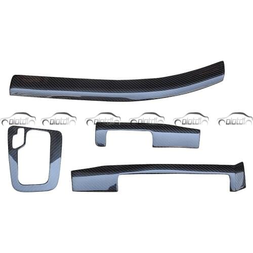 OLOTDI 1 SET Carbon Fiber Car Interior Drive Gear Frame Cover for BMW E46 2 Door M3 1998-2004 Left Hand Drive (LHD