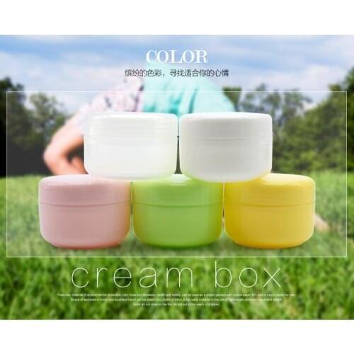 20g 50g 100g 250g plastic Cream Jar,Plastic Makeup Container,PP Sample Cosmetics Box,Empty Mask CanisterRefillable Bottles