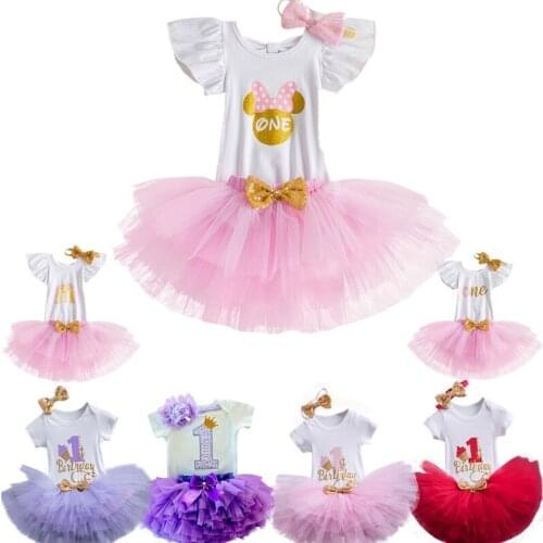 Infant Girls Fist Communion Clothes Baby Girls Baptism Pink Dress 1 Years Old Birthday Dress for Toddler Girls 12M Baby Gown