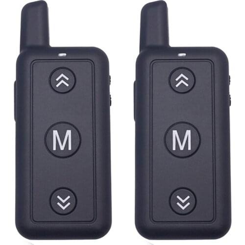 2pcs Leixen VV-109 Mini Portable Walkie Talkie 0.5W UHF 400-470MHz 16CH with USB Power Eeaphone Ham Two-Way Radio Transceiver