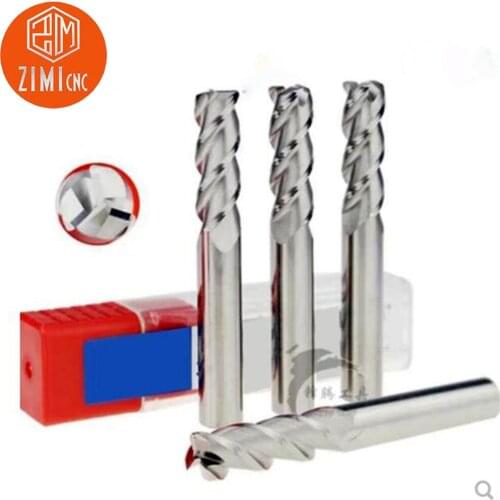 Extended tungsten steel aluminum alloy end mill 3 blade aluminum outer R angle round nose nose knife 55 degrees 6R 10R 12R 16R
