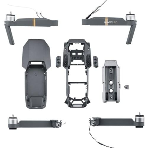 Disassembled Drone Body Shell Motor Arm for DJI Mavic Pro Repair Parts Middle Frame Bottom Shell Upper Cover Replacement