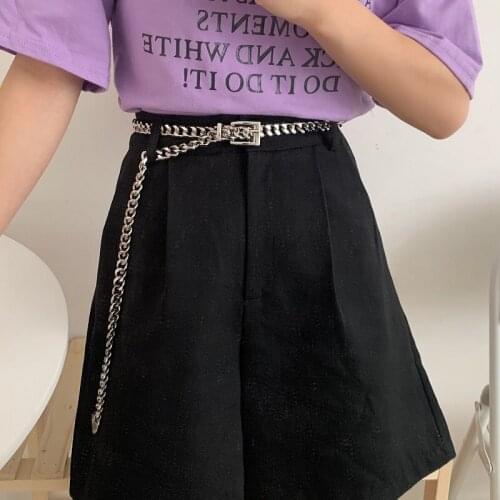 Belt Womens Trend Wild Jeans Accessories Mens Waist Chain Metal Iron Chain Belt Decoration