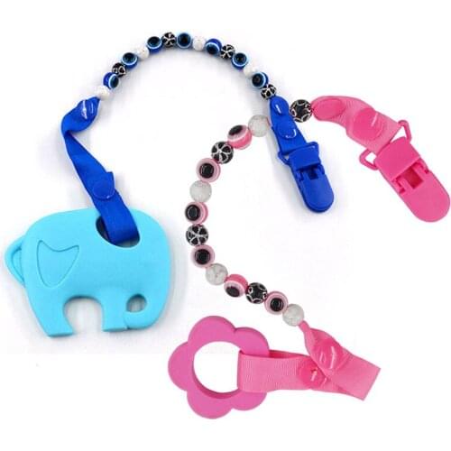Blue Eye Pacifier Chain For Nipples Chupetas Para Bebe Pacifier Clips Chain Soother Holder Baby Pacifier Chain For Kid