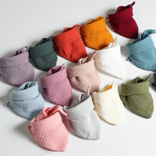 Super Soft Fashion Baby Bibs 100% Cotton Newborn Baby Bandana Bibs For Teething & Feeding Unisex Bibs Sets For Girls & Boys