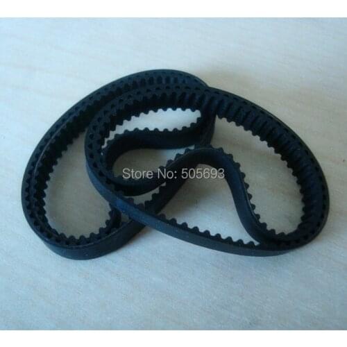 T2.5 timing ring belt 6mm width 225mm length rubber with glass fibre sell 5pcs on one pack