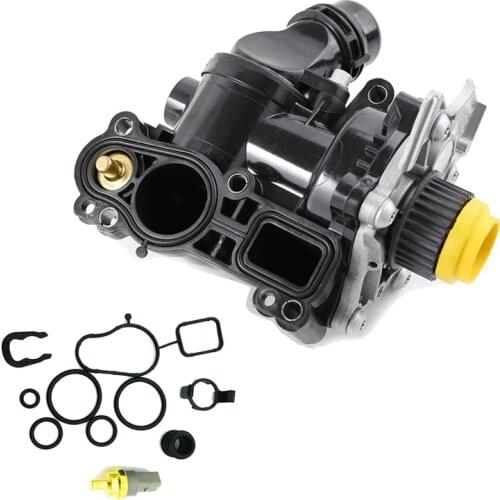 Water Pump Thermostat Assembly for Passat CC Golf Tiguan Jetta - A3 A4 A5 A6 Q3 Q5 TT 1.8T 2.0T 06H121026