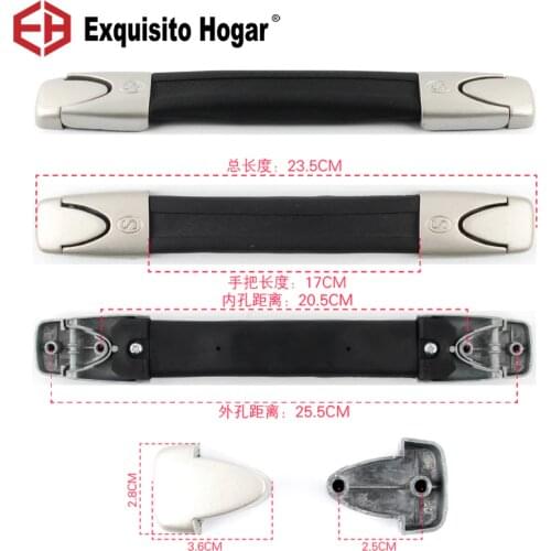 Suitcase Pull Rod Box Handle Fitting Pull Rod Handle Suitcase Fix Holders Box Pull Carry Strap Luggage Repair Handle Part