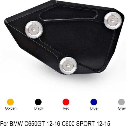 Motorcycle Side Stand Extension Plate for BMW C600 SPORT C650GT C 650 GT 2012-2015 CNC Foot Enlarger Kickstand Pad Base