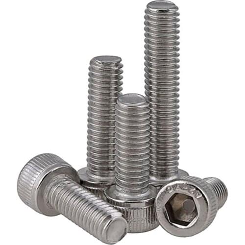 Socket Cap Screws Hex Head Left Thread A2 Stainless Allen Bolts M4 5 6 8 10 12