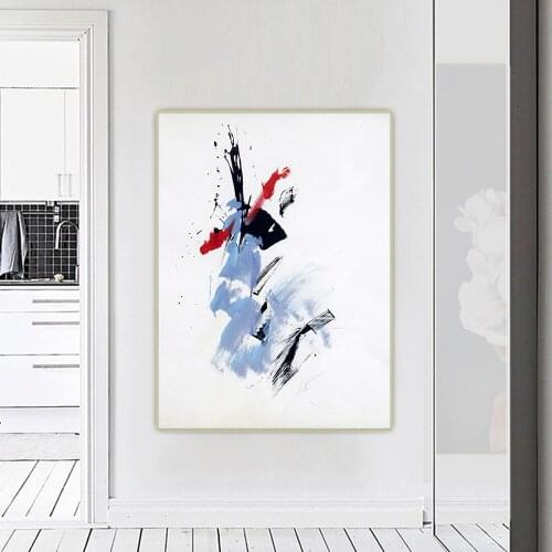 Jean Miotte《Composition I》Abstract Expressionism Canvas Art Oil Painting Picture Wall Hanging Decor Home Living Room Decoration