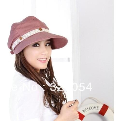 1pcs 2017 summer women uv sun hat fashion sun hat disassemble Dual purpose cap multicolor 0031