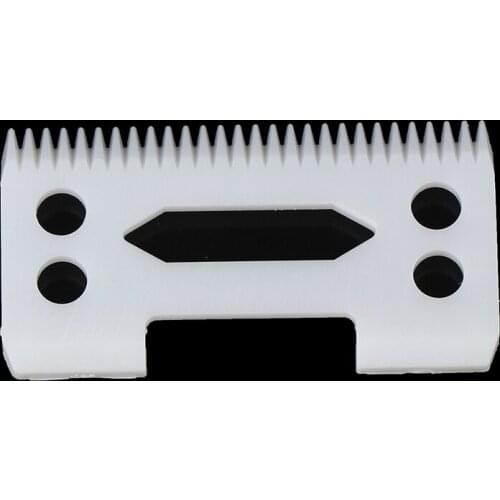 1PCS White Ceramic Blade Cutter For Magic Clip Hair Trimmer Beard Blade Fit Most Hair Clipper Hair Removal 2-Hole Clipper