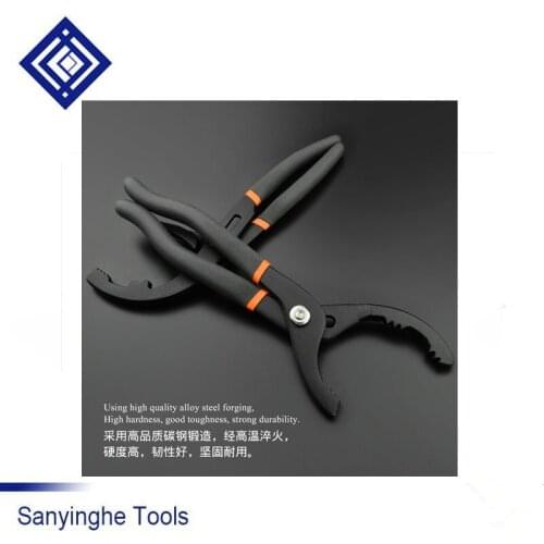 Free shipping 1 pcs 8/10/12 Inch Auto Repair Auto Maintenance Tool Oil Filter Wrench Clamp Type Filter Machine Oil Grid Wrench