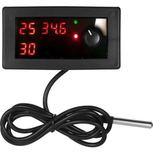 DC12V Digital Cooling/Heating Thermostat Temperature Controller