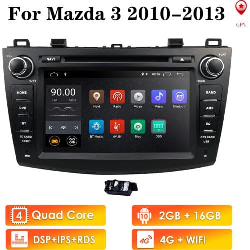 Android10 8 inch in dash Head Unit double din Car DVD Player GPS Navigation stereo Radio CANbus for Mazda 3 2010 2011 2012 2013
