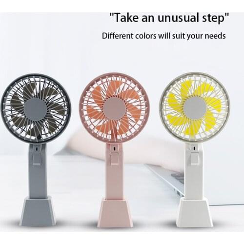 ELOOLE Portable Sling Electric Fan Mini Desktop Office Bedroom Air Cooling Ventilador Rechargeable 3-speed Adjustable USB Fans