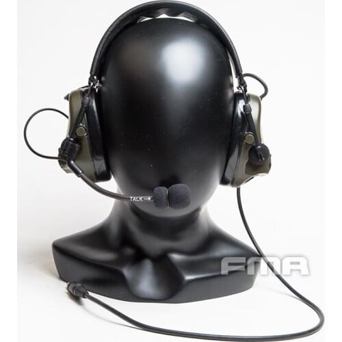 FCS ComTac 3 ACH C3 Tactical Noise Reduction pickup Communication Earphone