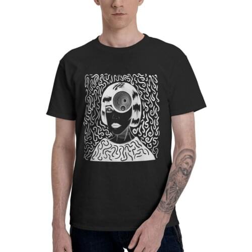 Tomie Junji Ito T Shirt Mens Cotton Printing T-shirts Streetwear Tshirt Short Sleeve Japanese Horror Manga Tomie Kawakami Tees