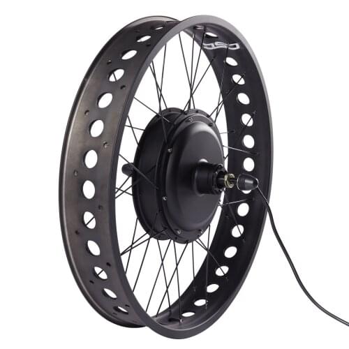 Fat Electric bike wheel 48V 750W 1000W 1500W 20 24 26inch EBike Front Rear Snow Motor Wheel