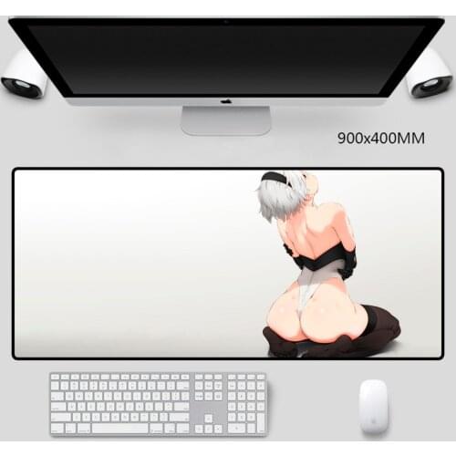 XGZ Animation Mouse Pad 90x40 Sexy Girl Pattern Computer Notebook Office Keyboard Game Accessories Large Mouse Pad Desk Mat