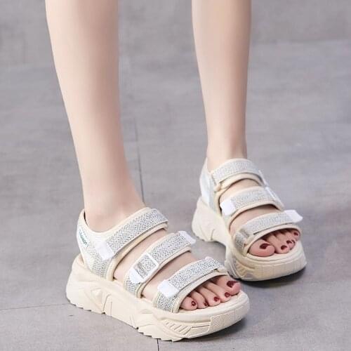 Summer New Fashion Casual Beach Ssandals Women Thick-soled Casual Sports Sandals Student Open-toe Sandals Women