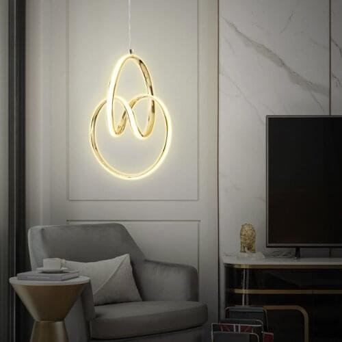 Little sitting room dining-room bedroom chandeliers line art bar contracted light luxury table lamps and lanterns