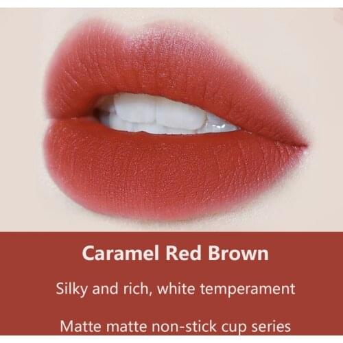 Candy color Liquid Lipstick kit matte lip gloss lasting non-stick cup Shimmer lipstick Waterproof Cosmetics T1144