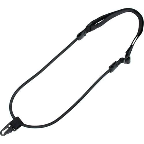 TMC-M7S-BK New LDT MP7 Sling Tactical Elastic Single Point Lanyard with Metal Steel Buckle