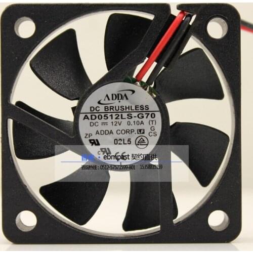 NEW ADDA 5010 12V 0.1A AD0512LS-G70 5CM silence cooling fan