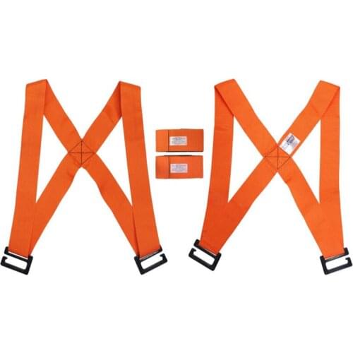 New Useful Lifting Moving Strap Furniture Transport Belt In Shoulder Straps Team Straps Mover Easier Conveying Storage Orange