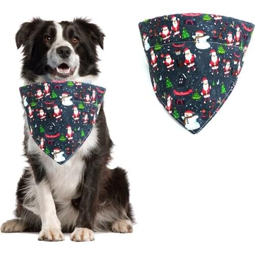 Clearance Pet Dog Bandanas Scarf Polyester Washable Bow Ties Collar Bandana Cat Dog Scarf Christmas Gift For Dogs Supplies