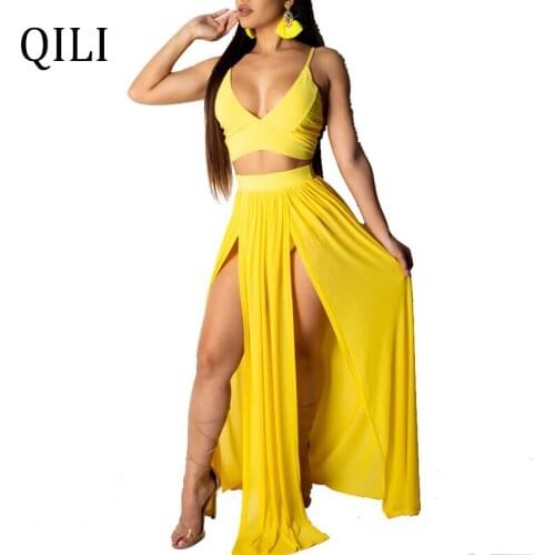 Qili Solid Summer Dresses