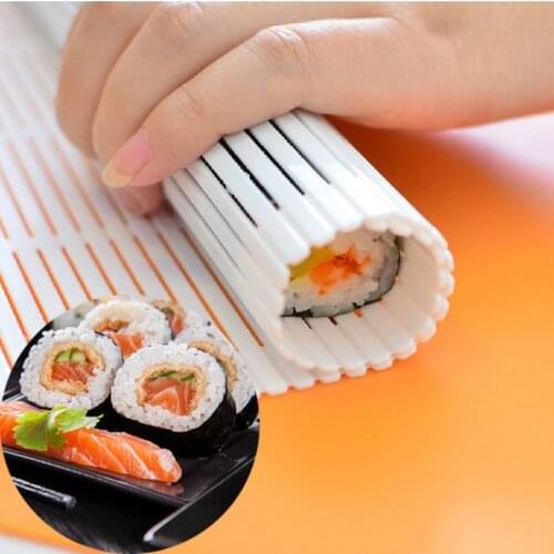 DIY Sushi Maker Food Grade PP Rolling Mat Sushi Rolls Tools Reusable Household Tools Kitchen Gadget Sets Mold Sushi Tools