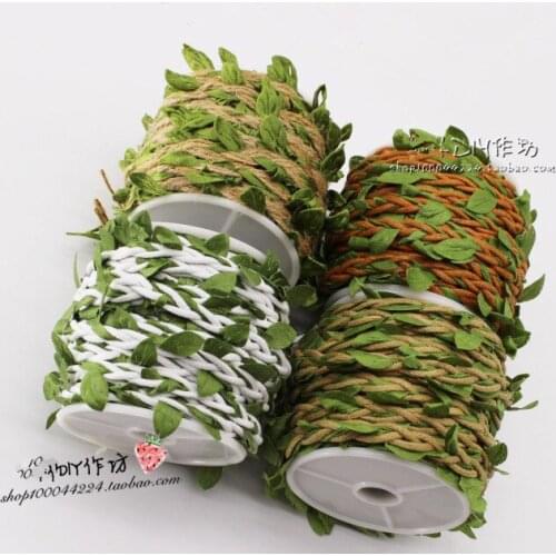 DIY decoration home artificial flowers synthetic rattan weaving material rattan for knit and10M * 5mm synthetic rattan