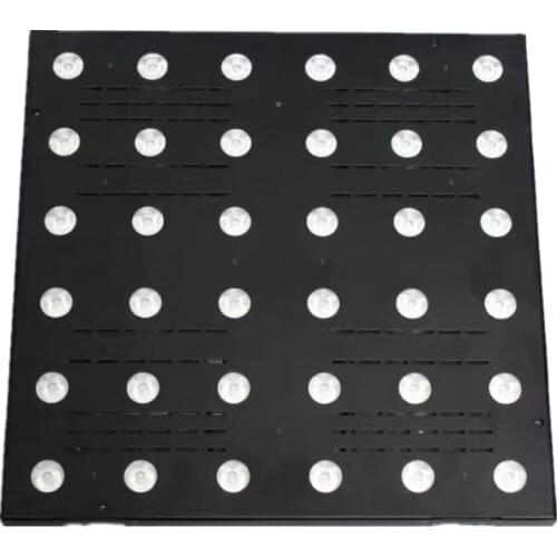 6*6 rgb 3 in 1 led matrix light single control 36x3W gold yellow led blinder stage lighting for bar