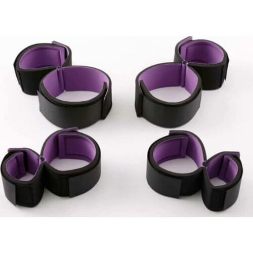 1 Set Womens Sex Toys Ankle Handcuffs Tied Open Leg Straps BDSM Bondage SM Adult Games Couple Sex Toys Erotic Accessories