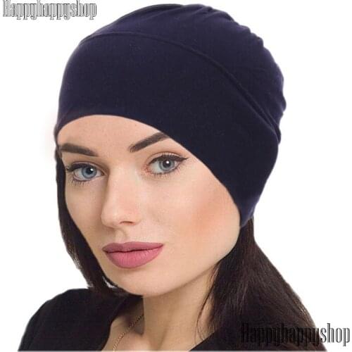 2020 Women Muslim Hijab Scarf Inner Hijab Caps Islamic Headband Turban Underscarf Bonnet Hat Ladies Female Hair Cover Wrap