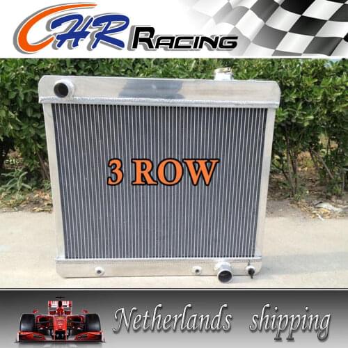 3 ROW Aluminum Radiator for Chevy Truck C10/C20/C30 1963-1966 1964 1965 63 64 65