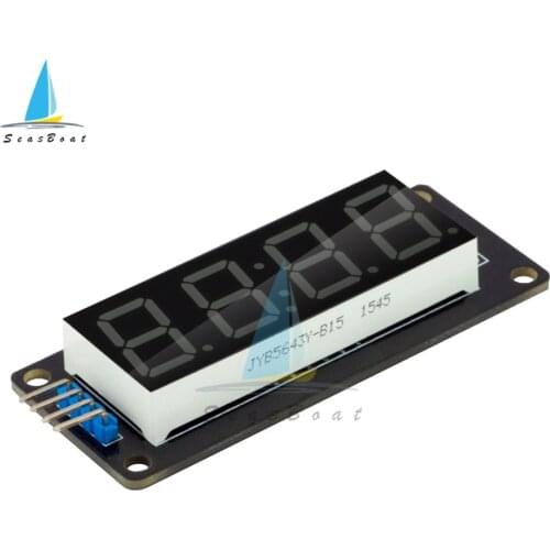 TM1637 4 Bits 7 Segment 0.56inch Digital LED Display Module For arduino Clock Double Dots Module Four Serial Driver Board
