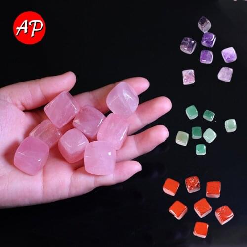 50g Natural Crystal Block Rose Quartz Gravel Specimen Collection Amethyst Healing Stone garden Decoration Aquarium Rock DIY