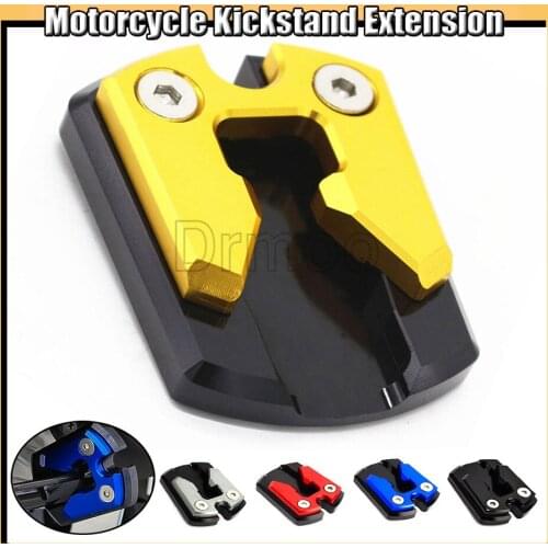 Motorcycle CNC Accessories Aluminum Side Stand Enlarge Kickstand Parts For Yamaha NMAX155 N max155 2015-2016