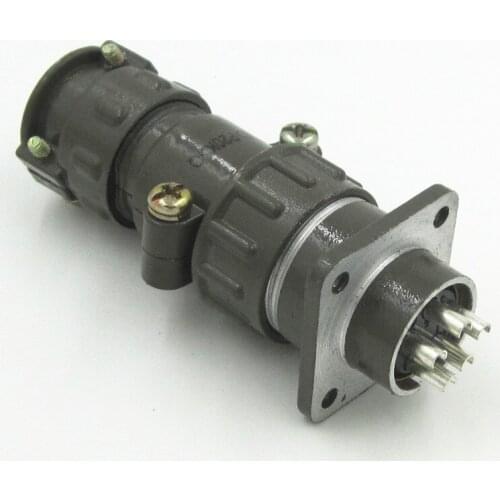 HAOGNCN Aviation Plug Socket P20K9Q P20J9A Round Connector Connect Plug-in Unit 5 Core Directly Type Correct Dress