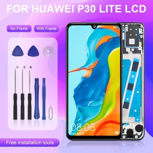 Catteny For Huawei P30 Lite Lcd With Touch Screen Digitizer Nova 4E Display Assembly Free Shipping With Tools