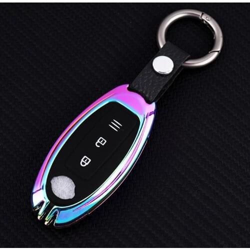Zinc alloy + silicone car key case Full cover For Nissan Qashqai J10 J11 X-Trail t31 t32 kicks Tiida Pathfinder Murano Note Juke